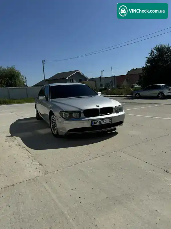 BMW 7 Series 2002, фото з оголошення 2 з 13, VIN WBAGN41050DM75431