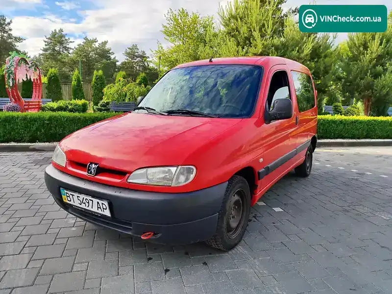 Peugeot Partner 2001, фото з оголошення 1 з 20, VIN VF35CWJYF60398149