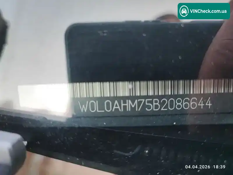 Opel Zafira 2011, фото з оголошення 2 з 13, VIN W0L0AHM75B2086644