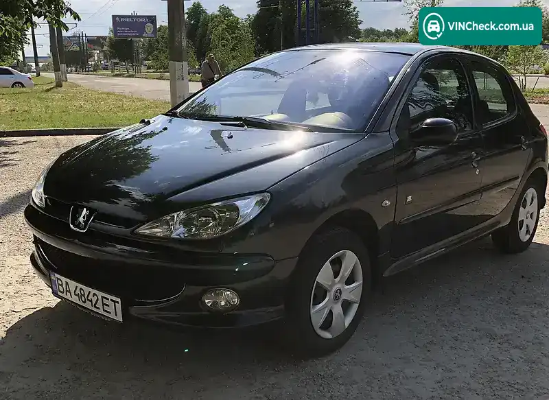 Peugeot 206 2006, фото з оголошення 1 з 15, VIN VF32AKFWA47489880