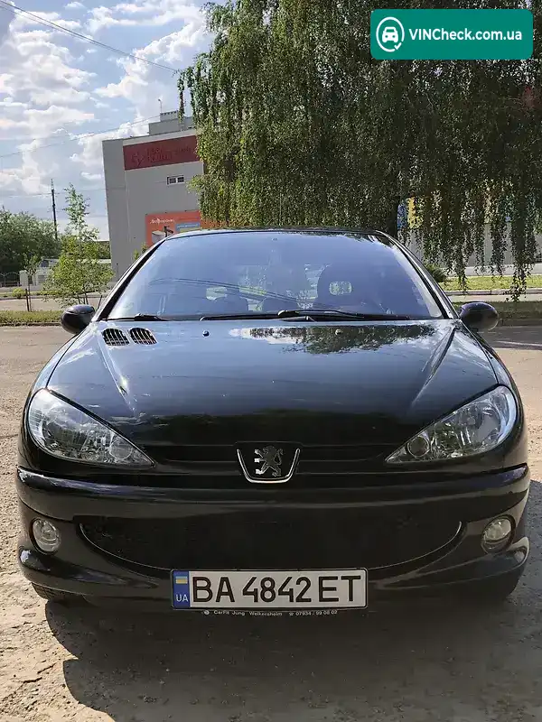 Peugeot 206 2006, фото з оголошення 2 з 15, VIN VF32AKFWA47489880
