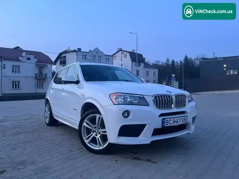 BMW X3 2013, фото з оголошення 1 з 15, VIN 5UXWX9C59E0D23540