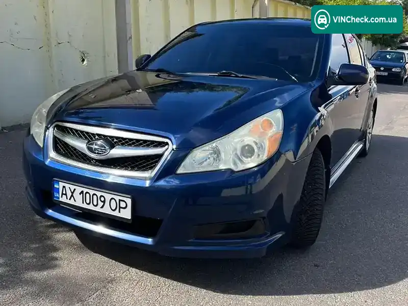 Subaru Legacy 2010, фото з оголошення 1 з 9, VIN 4S3BMBK65B3236879