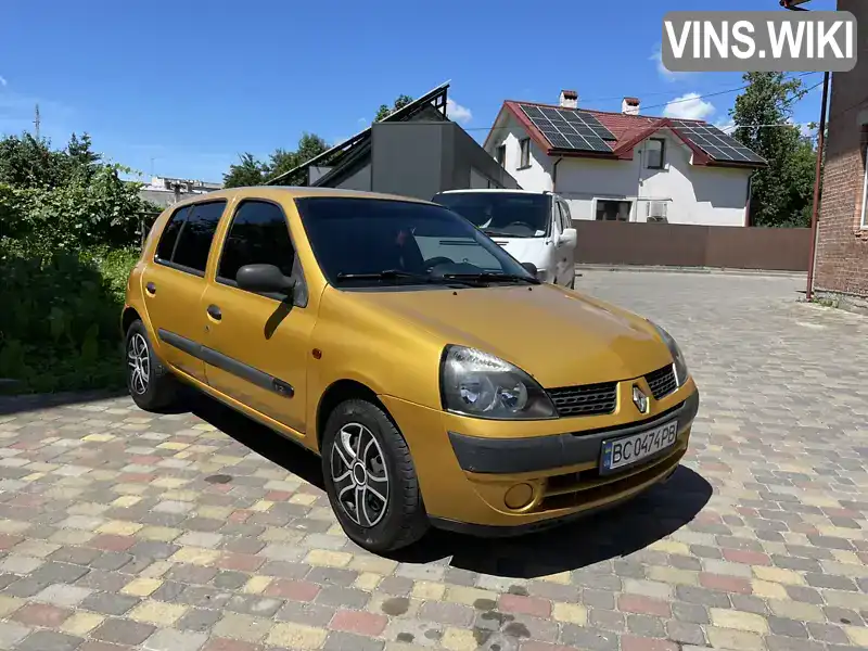 Renault Clio 2002, фото з оголошення 1 з 15, VIN VF1BB0FCF26225352