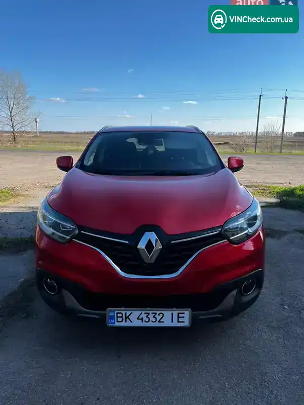 Renault Kadjar 2016, фото з оголошення 1 з 20, VIN VF1RFE00056694100