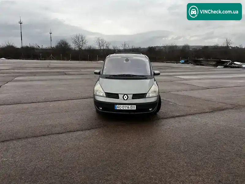 Renault Espace 2003, фото з оголошення 2 з 21, VIN VF1JK0HA628382355