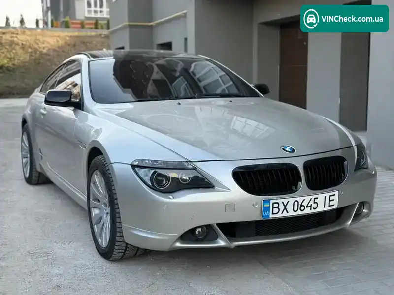 BMW 6 Series 2004, фото з оголошення 2 з 21, VIN WBAEH71060B293328