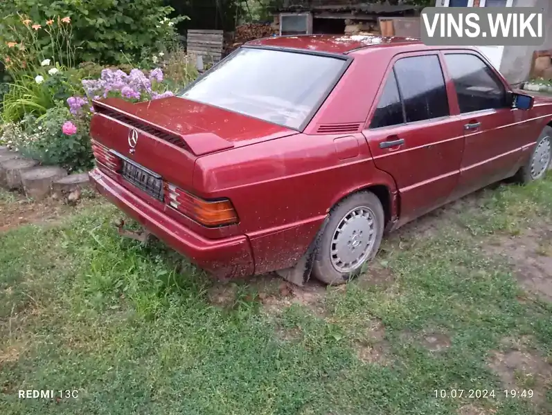Mercedes-Benz 190 1985, фото з оголошення 1 з 6, VIN WDB2010241F079123