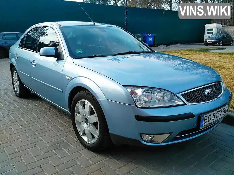 Ford Mondeo 2004, фото з оголошення 1 з 16, VIN WF05XXGBB53P63788