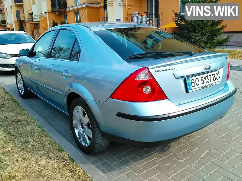 Ford Mondeo 2004, фото з оголошення 2 з 16, VIN WF05XXGBB53P63788
