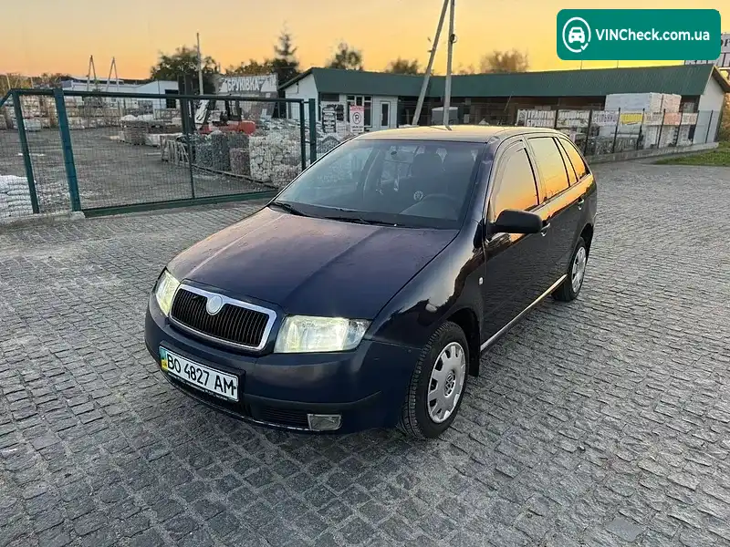 Skoda Fabia 2003, фото з оголошення 1 з 18, VIN TMBJB46Y233725976