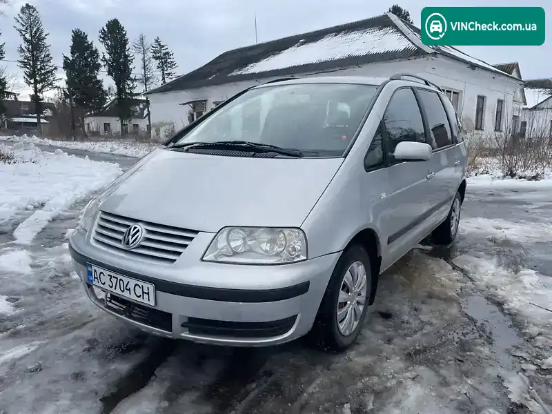 Volkswagen Sharan 2000, фото з оголошення 1 з 10, VIN WVWZZZ7MZ1V008452