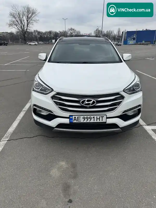 Hyundai Santa FE 2017, фото з оголошення 1 з 14, VIN 5XYZW4LA5HG503305
