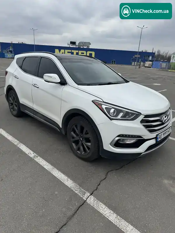 Hyundai Santa FE 2017, фото з оголошення 2 з 14, VIN 5XYZW4LA5HG503305