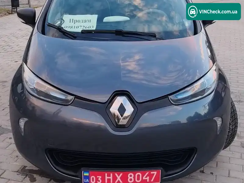 Renault Zoe 2018, фото з оголошення 2 з 20, VIN VF1AGVYF059757023