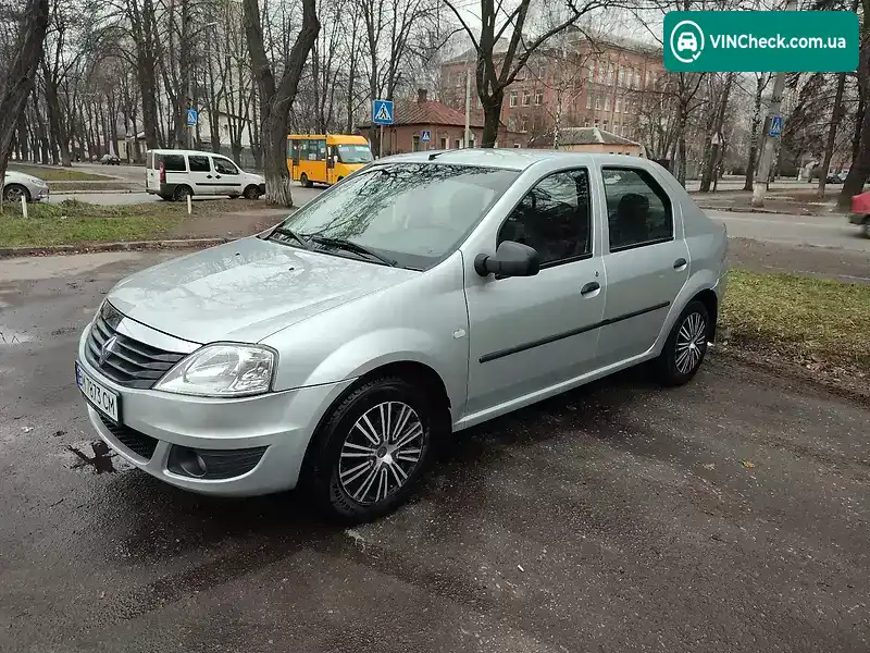 Renault Logan 2009, фото з оголошення 1 з 9, VIN VF1LSRAAH42032427