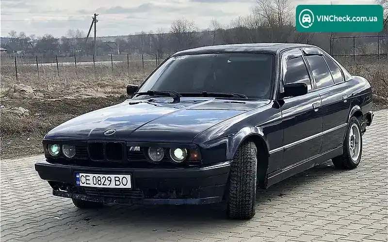 BMW 5 Series 1989, фото з оголошення 2 з 12, VIN WBAHC110703843798