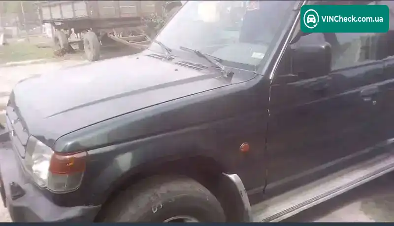 Mitsubishi Pajero 1999, фото з оголошення, VIN JMB0NV440XJ000647