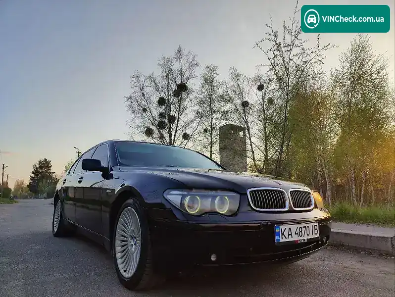 BMW 7 Series 2004, фото з оголошення 2 з 20, VIN WBAGN61000DP95056