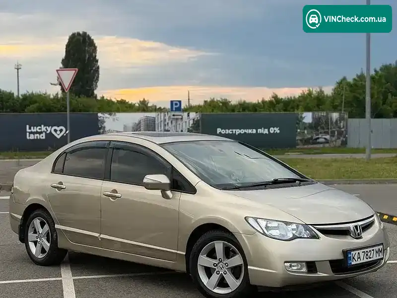 Honda Civic 2008, фото з оголошення 2 з 11, VIN NLAFD76708W060886