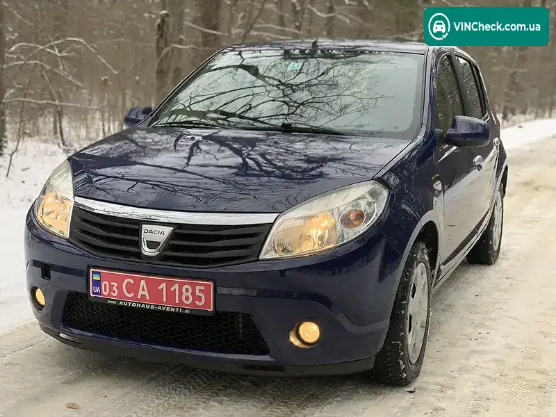 Dacia Sandero 2009, фото з оголошення 1 з 20, VIN UU1BSDAFH41060351