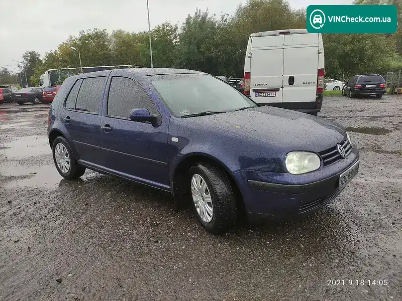 Volkswagen Golf 1999, фото з оголошення 2 з 10, VIN WVWZZZ1JZYW070147