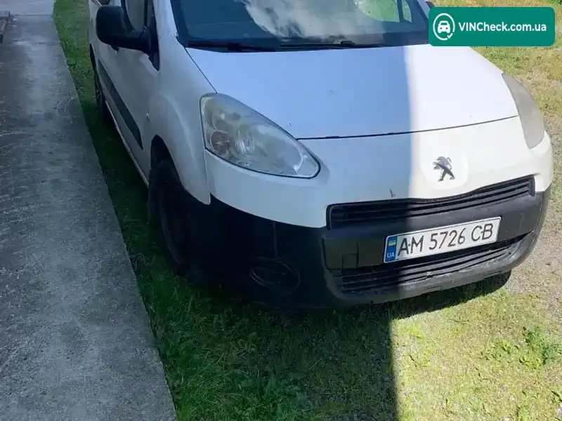 Peugeot Partner 2012, фото з оголошення 1 з 14, VIN VF37J9HN0CJ637372