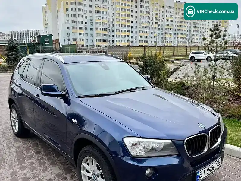 BMW X3 2013, фото з оголошення 1 з 20, VIN WBAWY310X00A84444