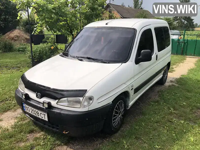 Peugeot Partner 2001, фото з оголошення 1 з 19, VIN VF35CRHYF60354478