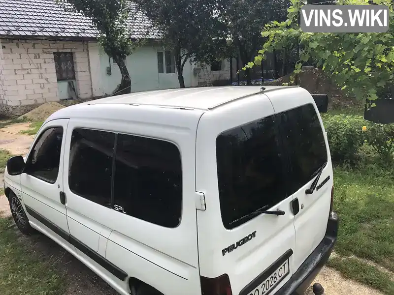 Peugeot Partner 2001, фото з оголошення 2 з 19, VIN VF35CRHYF60354478