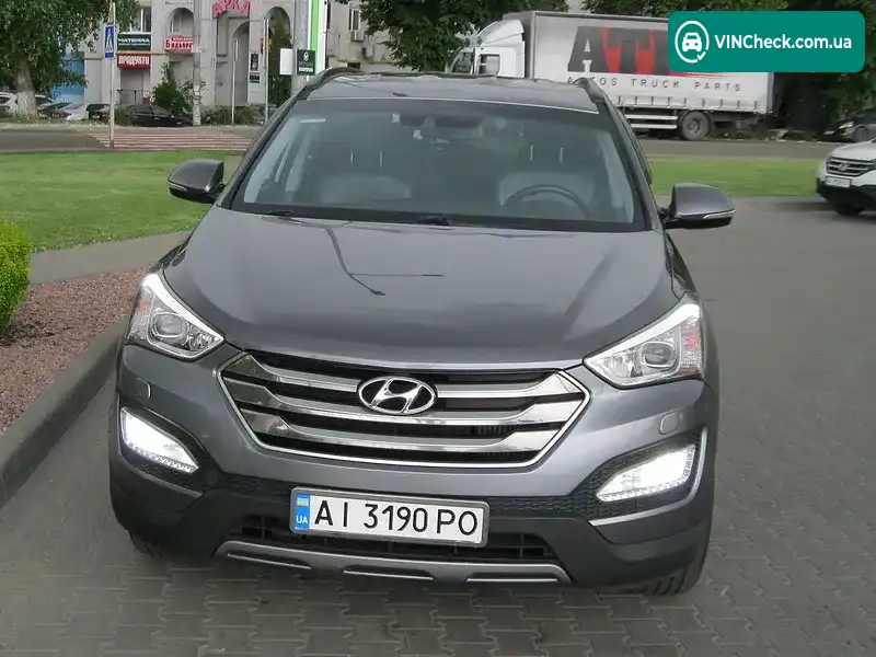 Hyundai Santa FE 2015, фото з оголошення 2 з 20, VIN KMHSU81XDFU461182