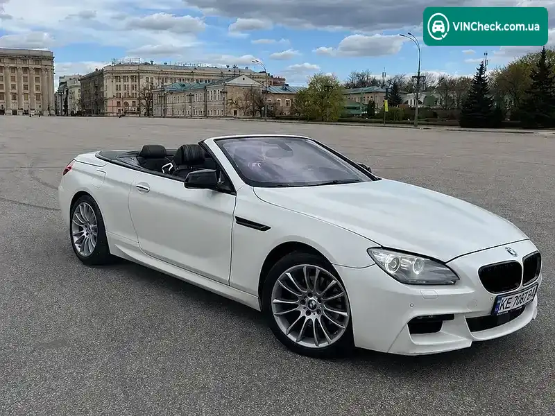 BMW 6 Series 2013, фото з оголошення 1 з 21, VIN WBAYP1C57ED216209