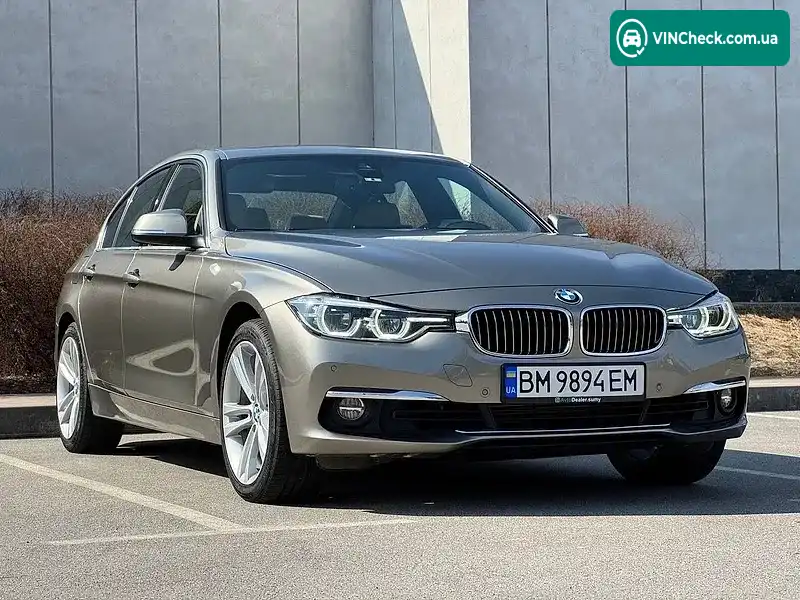 BMW 3 Series 2018, фото з оголошення 2 з 20, VIN WBA8F1C56JAE97551