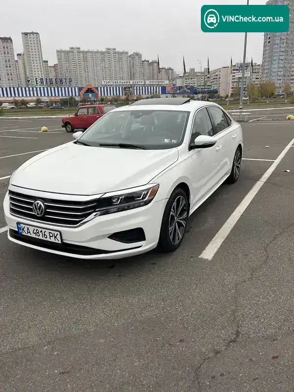 Volkswagen Passat 2020, фото з оголошення 2 з 21, VIN 1VWSA7A35MC003811