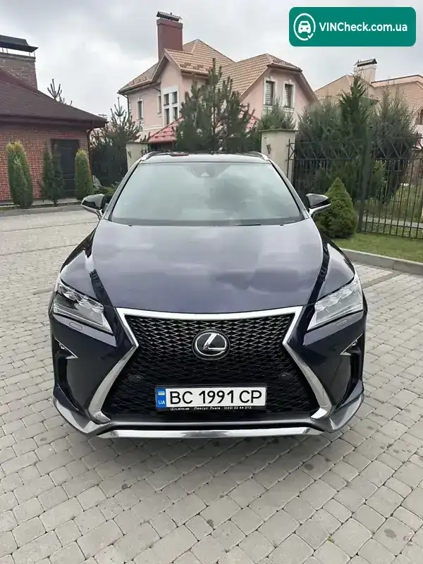Lexus RX 2016, фото з оголошення 1 з 20, VIN JTJBAMCA002004293