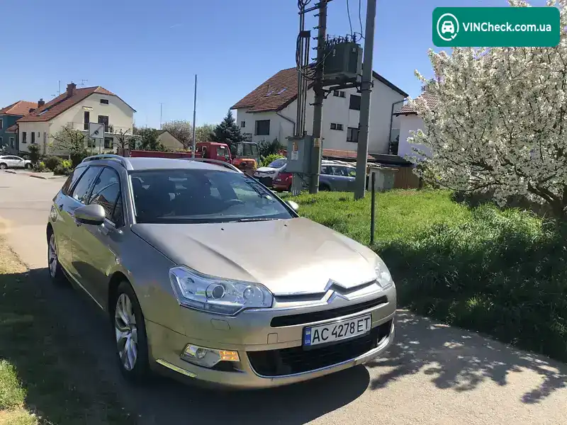Citroen C5 2009, фото з оголошення 2 з 16, VIN VF7RWX8ZA9L550918