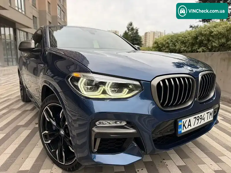 BMW X4 2018, фото з оголошення 2 з 20, VIN 5UXUJ5C51KLJ62772