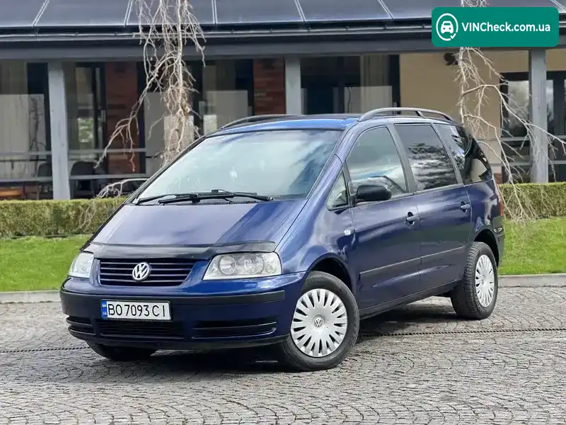 Volkswagen Sharan 2001, фото з оголошення 1 з 21, VIN WVWZZZ7MZ1V042153