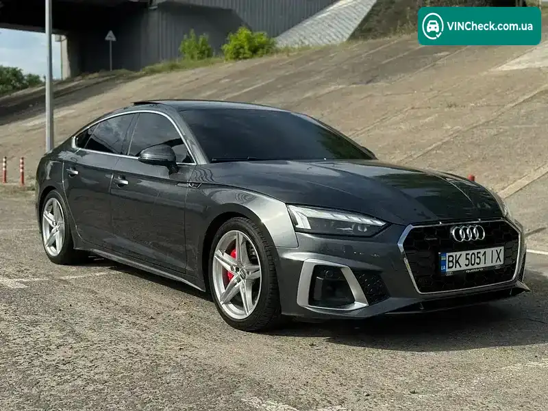 Audi A5 Sportback 2021, фото з оголошення 1 з 21, VIN WAUFACF54MA037769