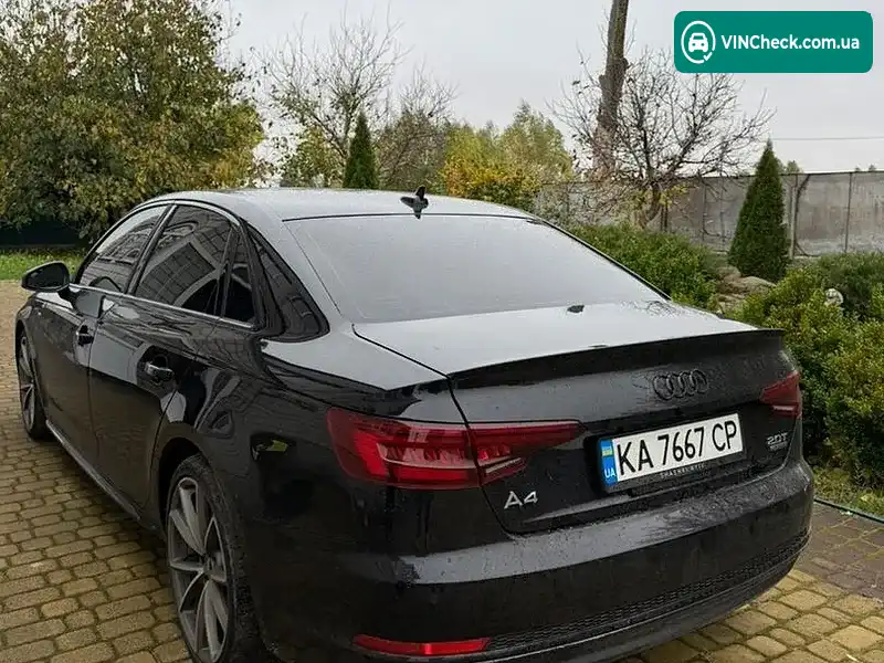 Audi A4 2017, фото з оголошення 2 з 20, VIN WAUENAF45JA101275