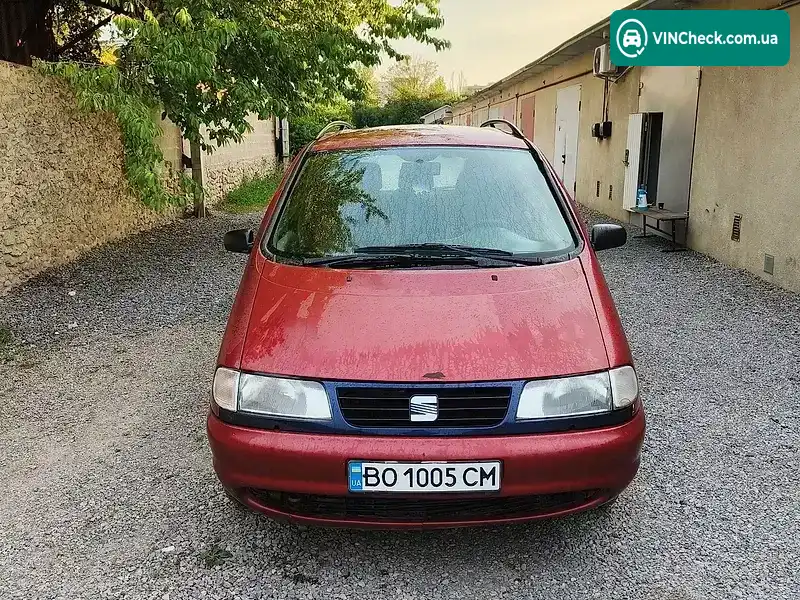 SEAT Alhambra 1999, фото з оголошення 1 з 9, VIN VSSZZZ7MZXV516669