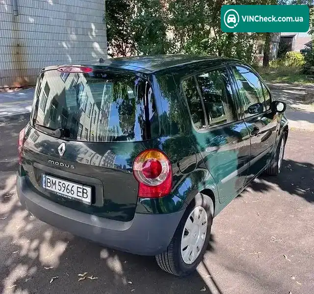 Renault Modus 2005, фото з оголошення 2 з 12, VIN VF1JP0C0535066342