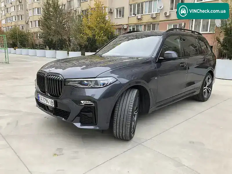 BMW X7 2021, фото з оголошення 2 з 20, VIN WBACW010209J18781