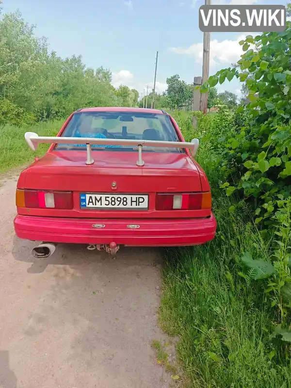 Ford Sierra 1988, фото з оголошення 2 з 4, VIN WF0FXXGBBFJE17438