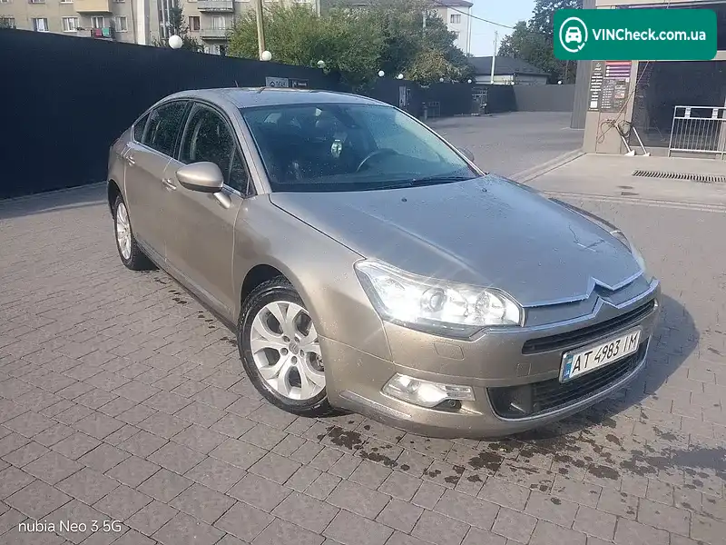 Citroen C5 2009, фото з оголошення 2 з 20, VIN VF7RDRFJF9L564711