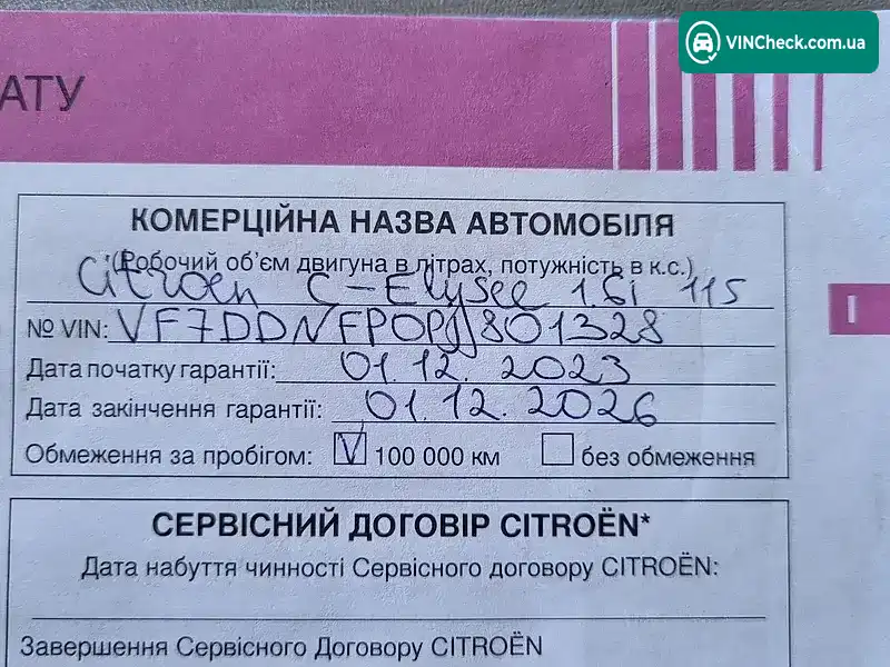 Citroen C-Elysee 2023, фото з оголошення 2 з 20, VIN VF7DDNFP0PJ801328