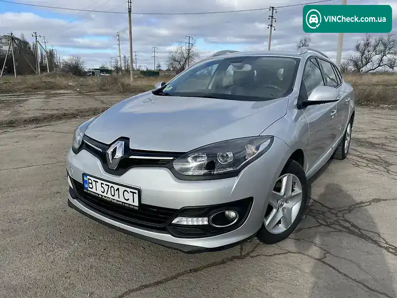 Renault Megane 2016, фото з оголошення 1 з 20, VIN VF1KZ490J55791811