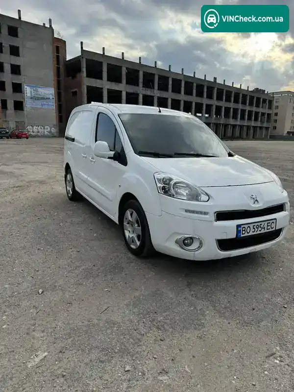 Peugeot Partner 2014, фото з оголошення 1 з 16, VIN VF37D9HF0EJ863250