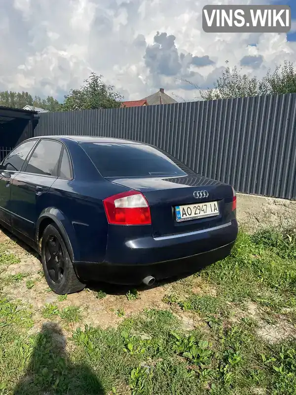 Audi A4 2001, фото з оголошення 2 з 7, VIN WAUZZZ8E92A002373