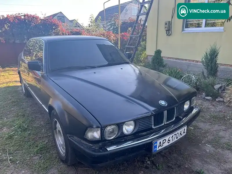 BMW 7 Series 1988, фото з оголошення 2 з 6, VIN WBAGA710303651265